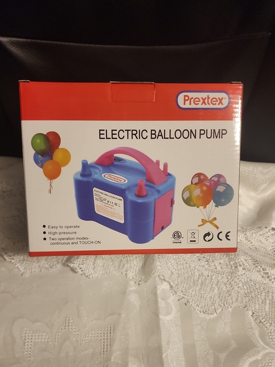 Other - Prextex Electric Balloon Pump - Blue and Pink